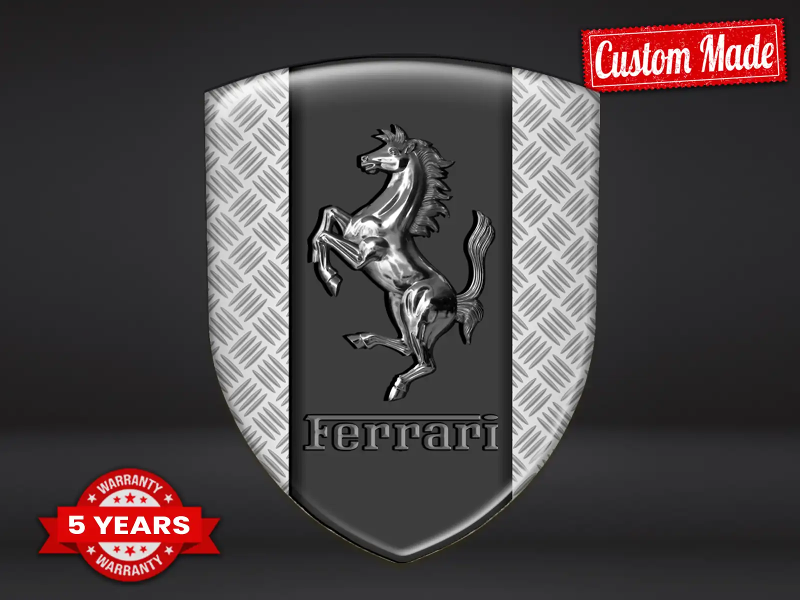 Ferrari Fensteraufkleber Auto Sportlich Anpassbar Minimal